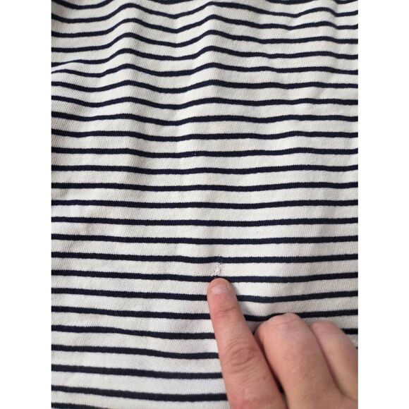 Frank & Eileen Patrick Popover Henley in White & British Royal Navy Triple Fleec - Picture 7 of 7